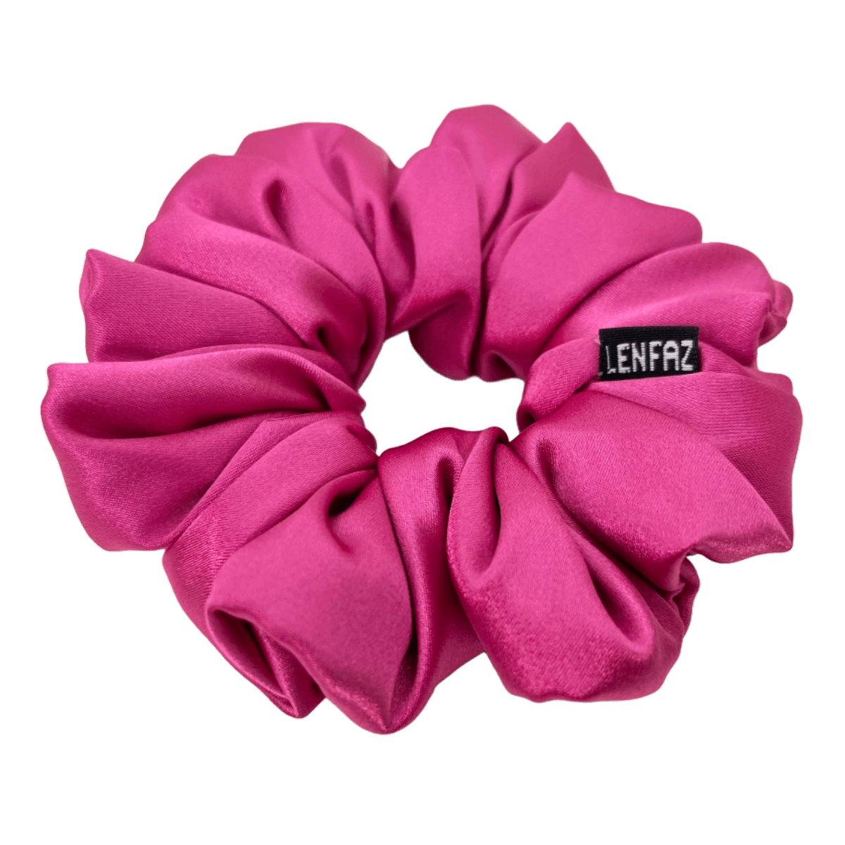 Barbie Pink Satin Silk Scrunchie