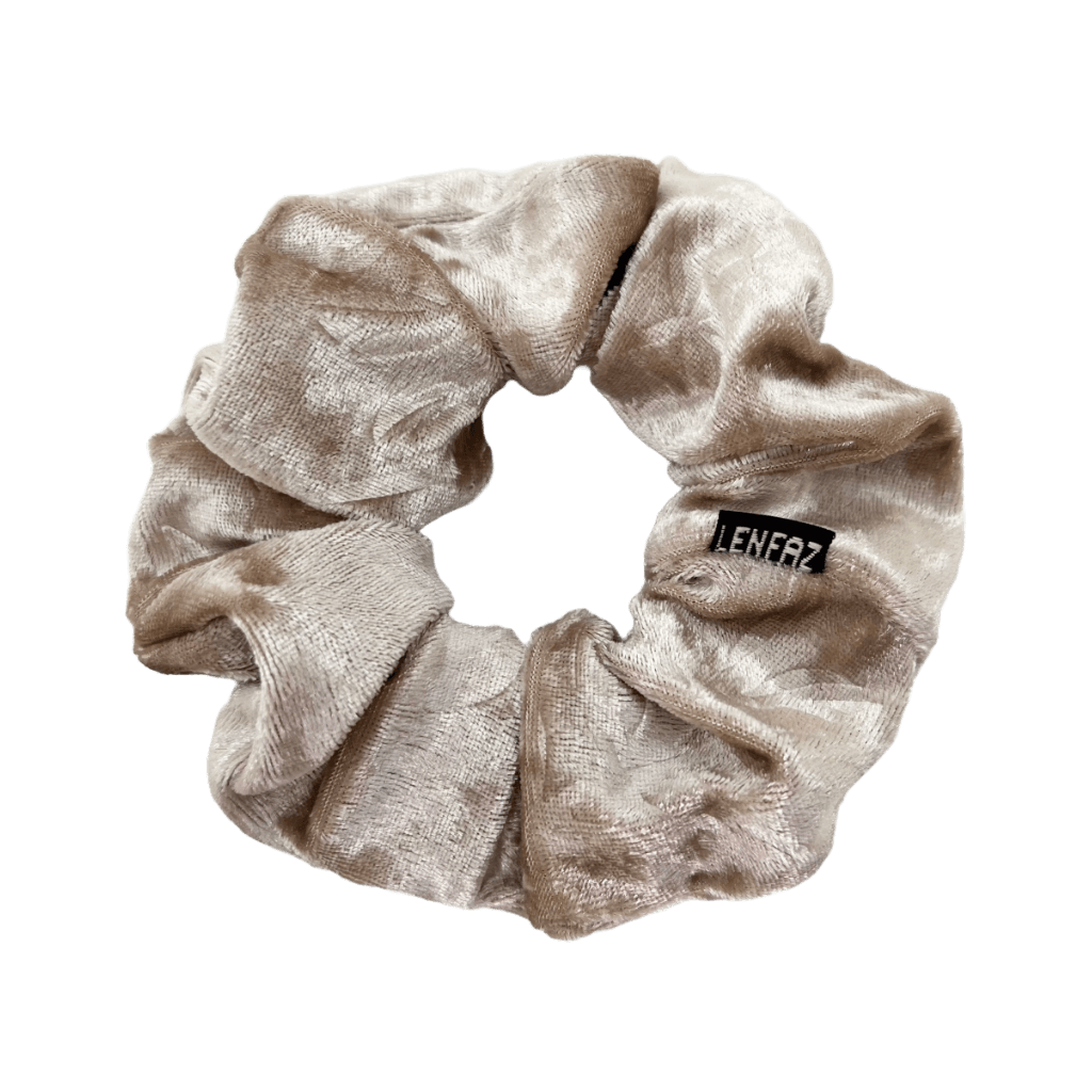 Everyday - Velvet Scrunchie -French Vanilla Color