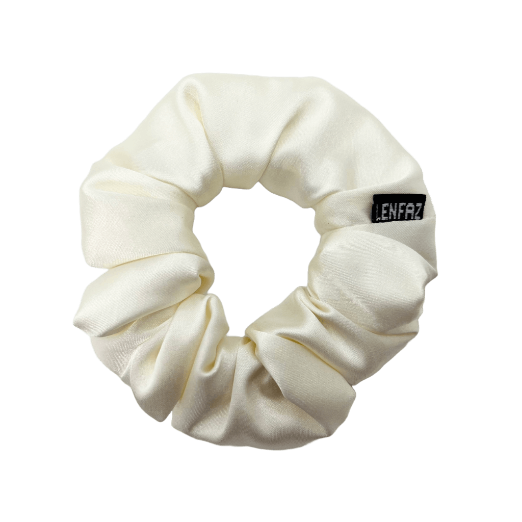 Everyday - Satin Silk Scrunchie – Ocean Pearl Color