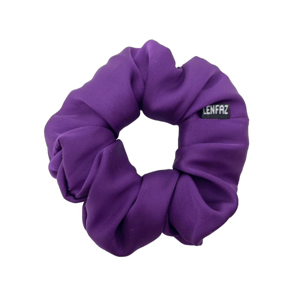 Everyday - Matte Silk Scrunchie - Plum Purple Color