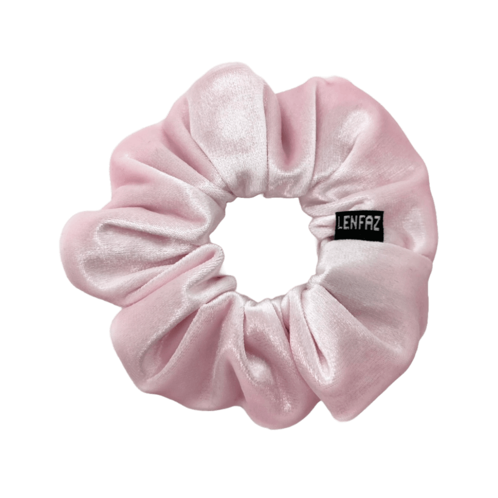 Everyday - Velvet Scrunchie -Petal Pink Color