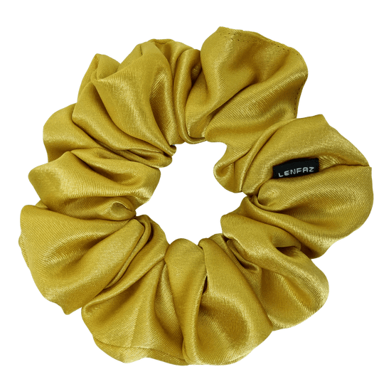 Satin Silk Scrunchie - Handmade – Luxury Gold Color