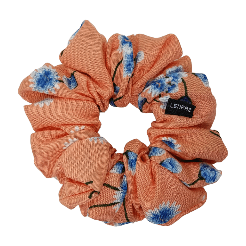 Scrunchie - Handmade – Printed Fabric Floral Design