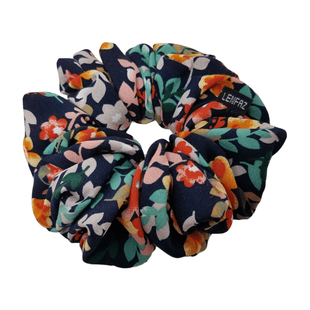 Scrunchie - Handmade – Printed Fabric Floral Design