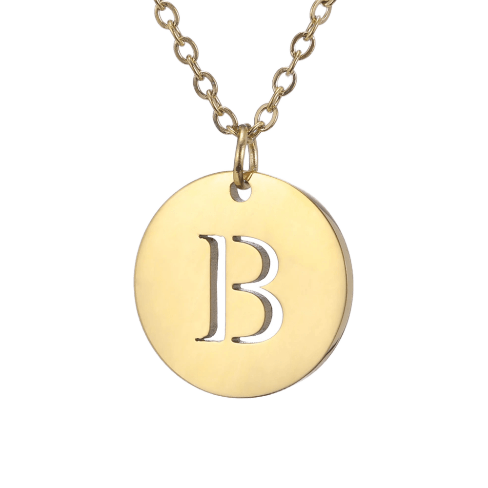 Alphabet Necklace - Gold Plated