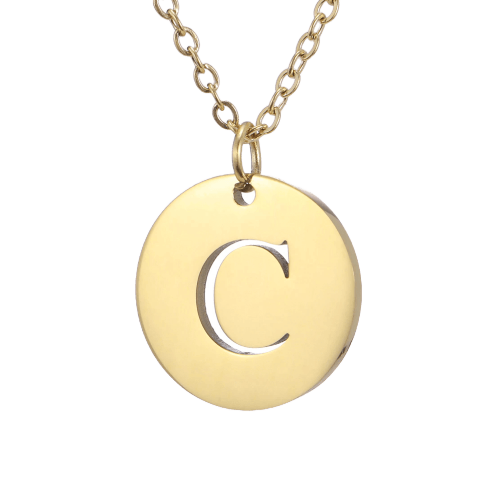 Alphabet Necklace - Gold Plated