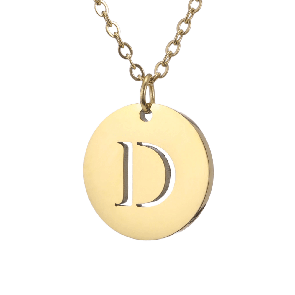Alphabet Necklace - Gold Plated