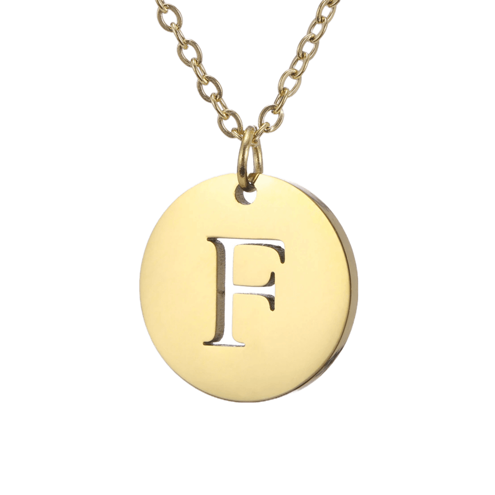 Alphabet Necklace - Gold Plated
