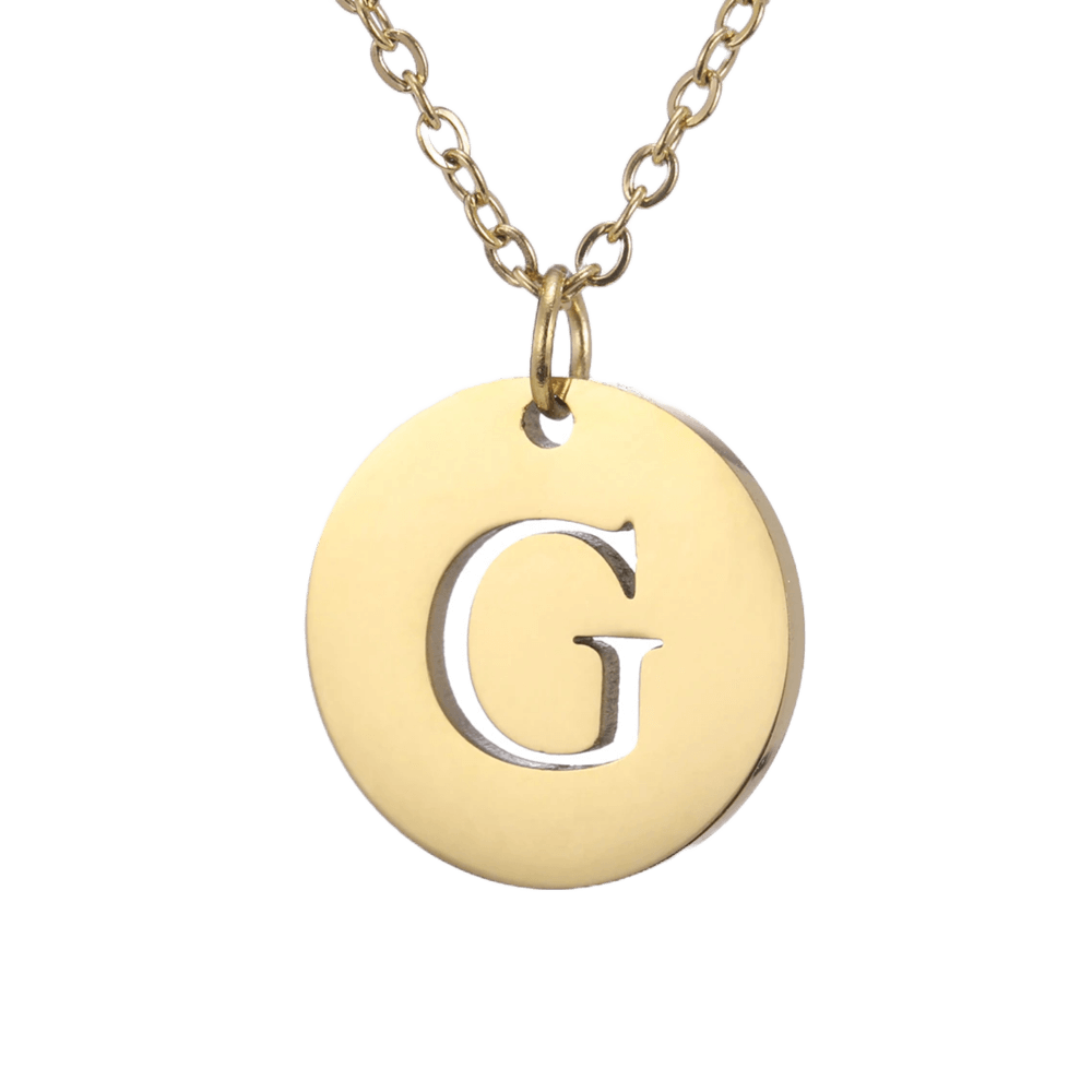 Alphabet Necklace - Gold Plated