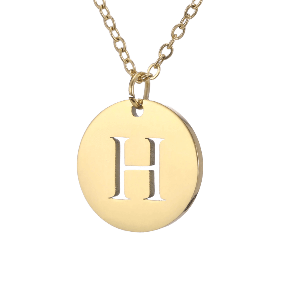 Alphabet Necklace - Gold Plated