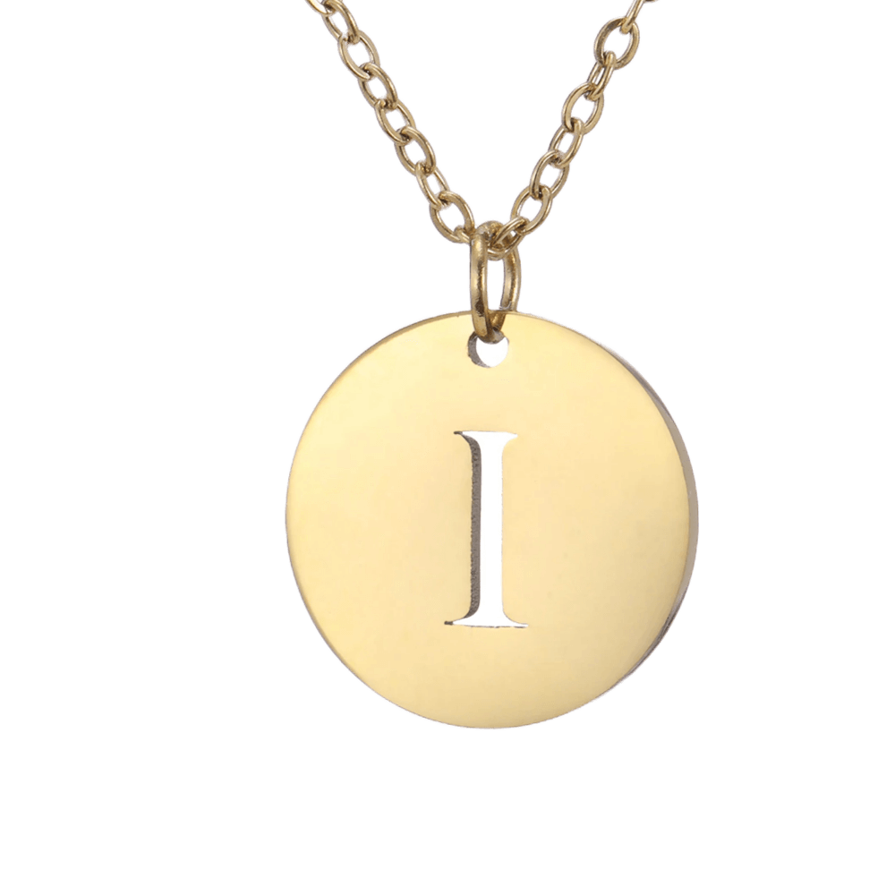Alphabet Necklace - Gold Plated