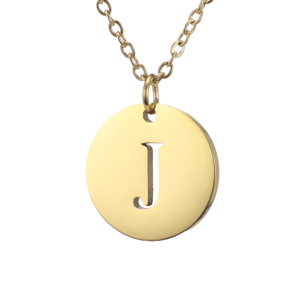 Alphabet Necklace - Gold Plated