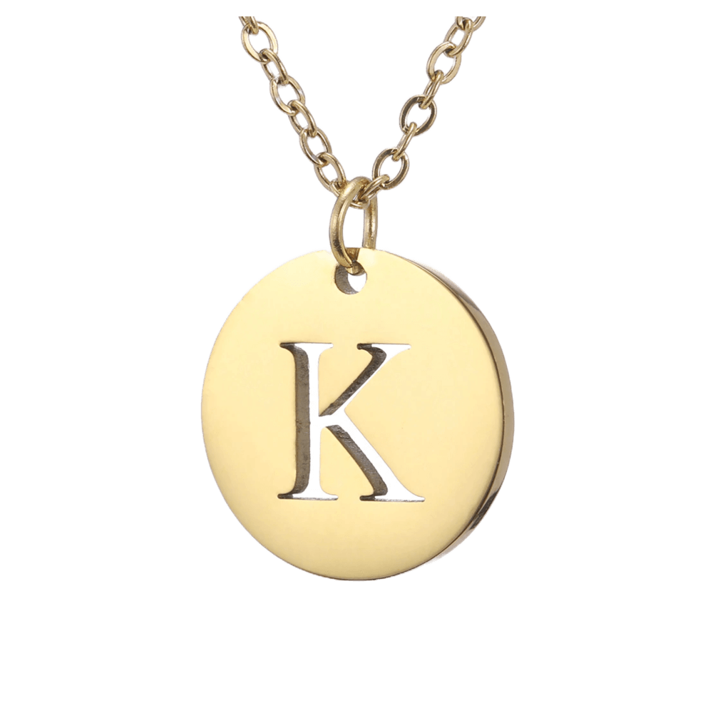Alphabet Necklace - Gold Plated