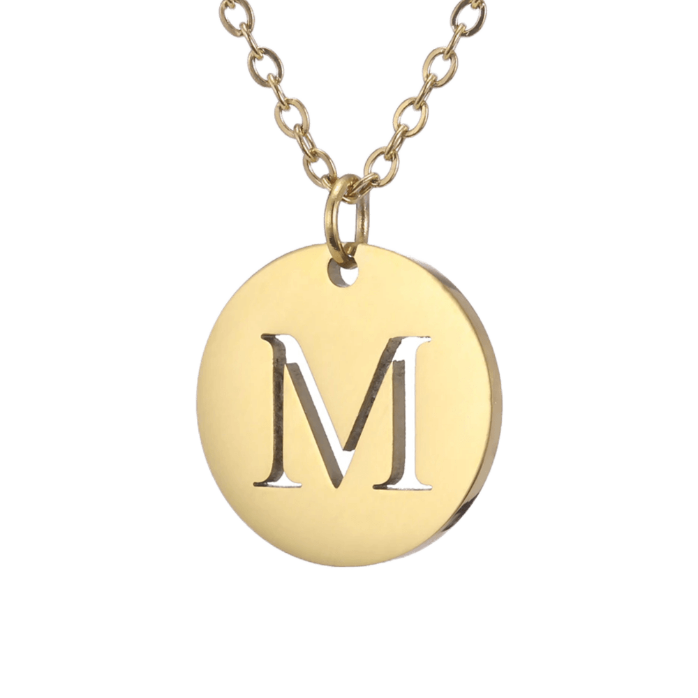 Alphabet Necklace - Gold Plated