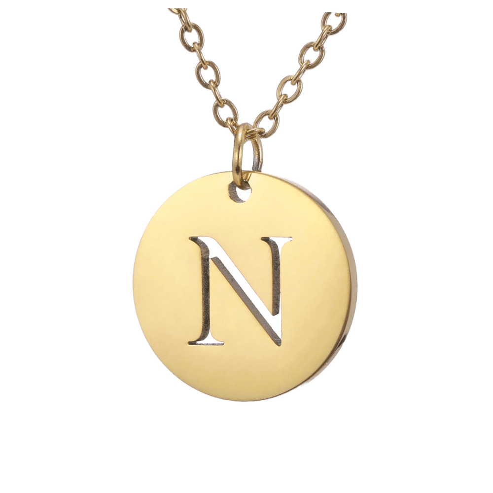 Alphabet Necklace - Gold Plated