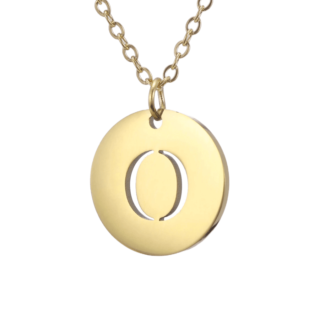 Alphabet Necklace - Gold Plated