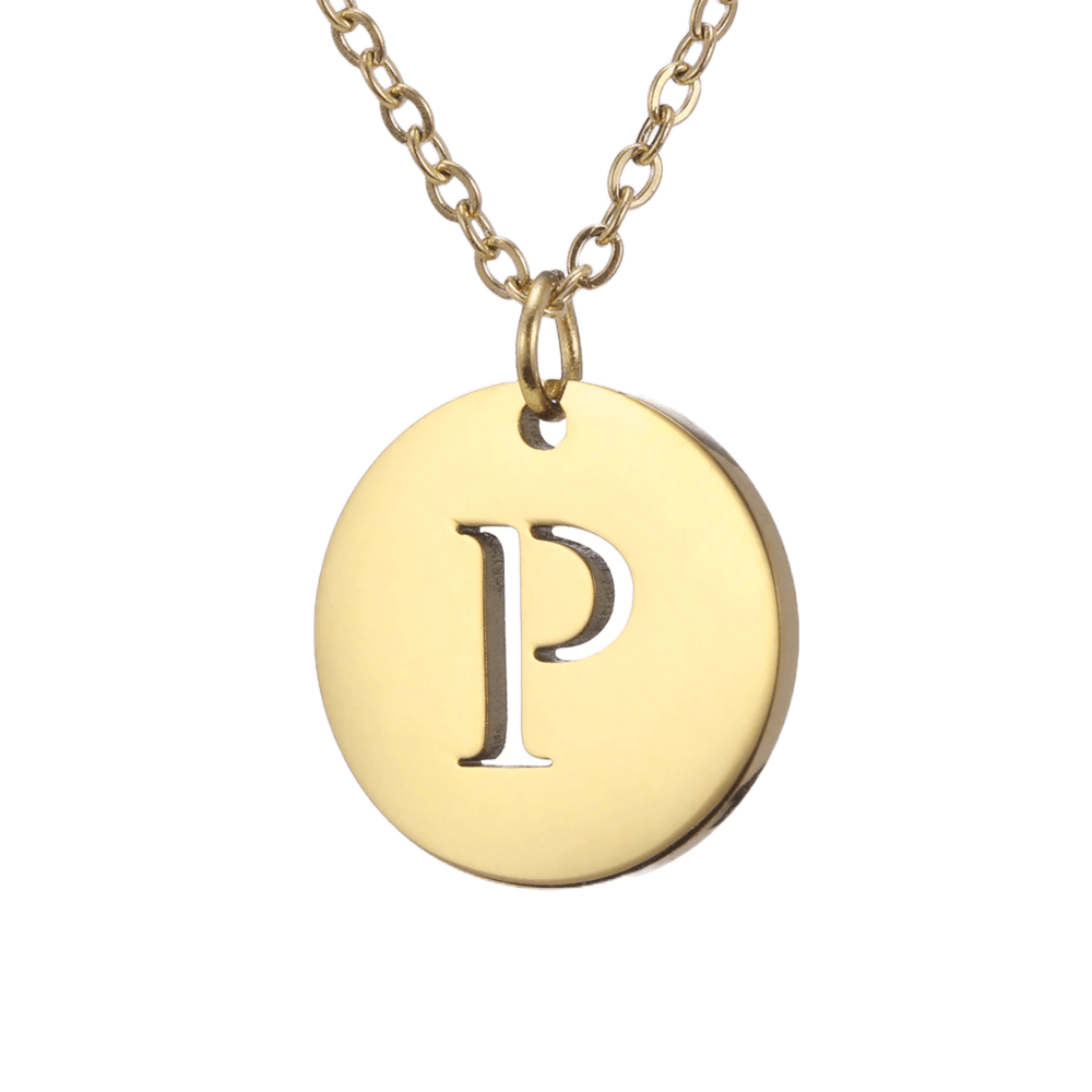 Alphabet Necklace - Gold Plated
