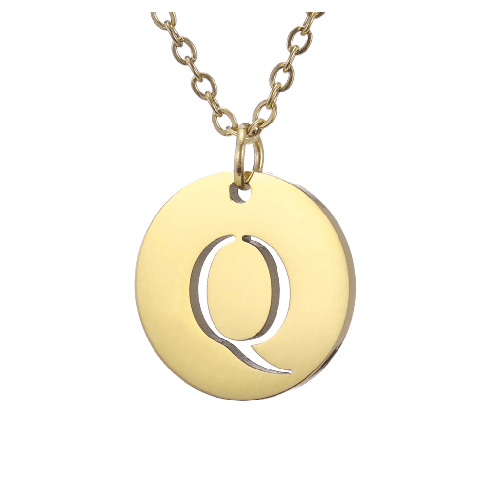 Alphabet Necklace - Gold Plated