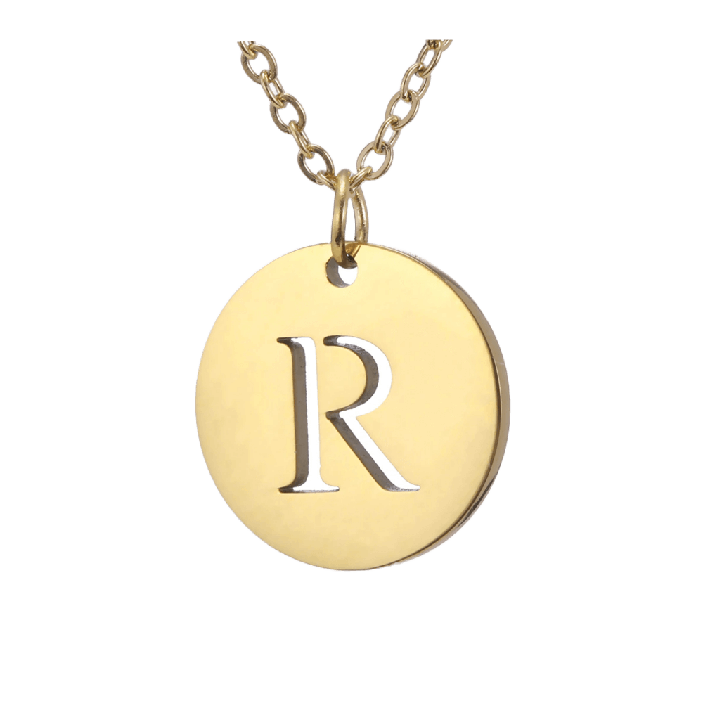 Alphabet Necklace - Gold Plated