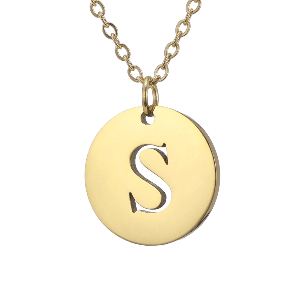 Alphabet Necklace - Gold Plated