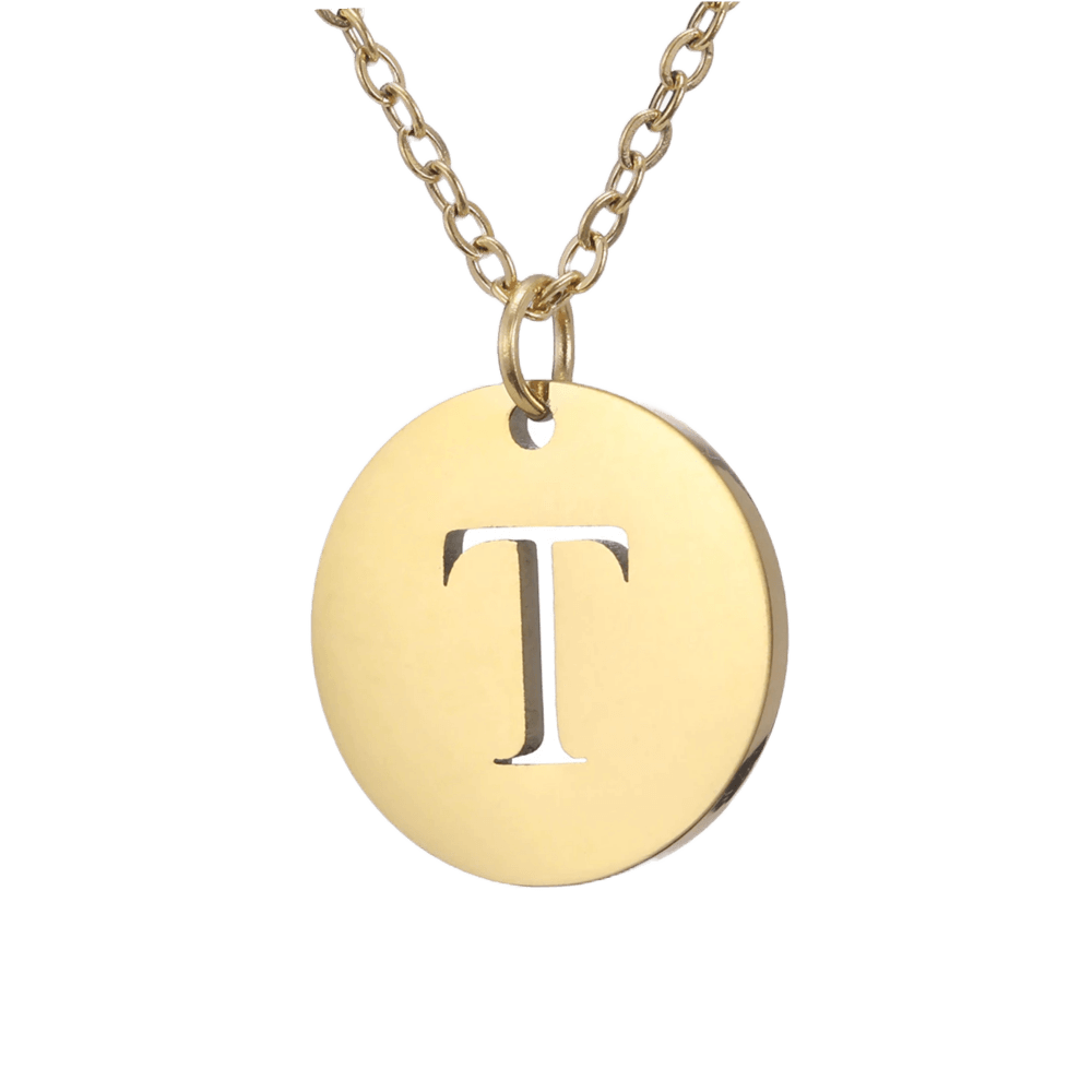 Alphabet Necklace - Gold Plated