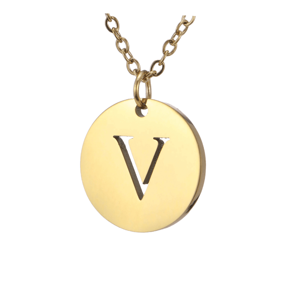 Alphabet Necklace - Gold Plated