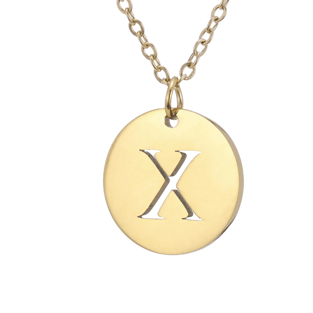 Alphabet Necklace - Gold Plated