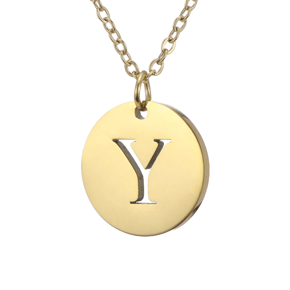 Alphabet Necklace - Gold Plated