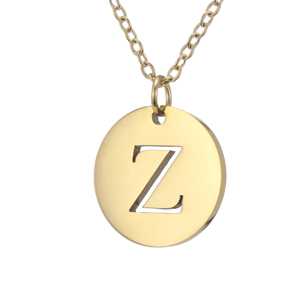 Alphabet Necklace - Gold Plated