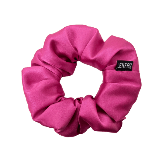 Everyday - Satin Silk Scrunchie - Barbie Pink Color