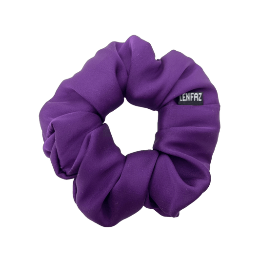 Everyday - Matte Silk Scrunchie - Plum Purple Color