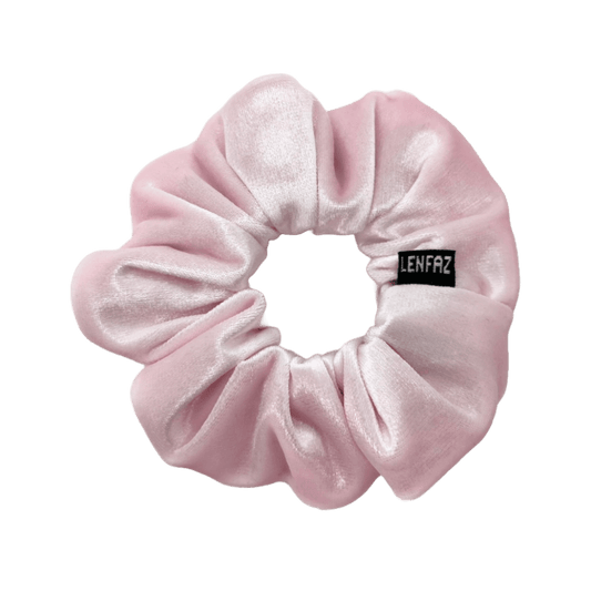 Everyday - Velvet Scrunchie -Petal Pink Color