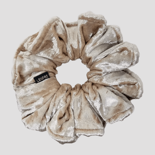 Velvet Oversized Scrunchie - Handmade – French Vanilla Color