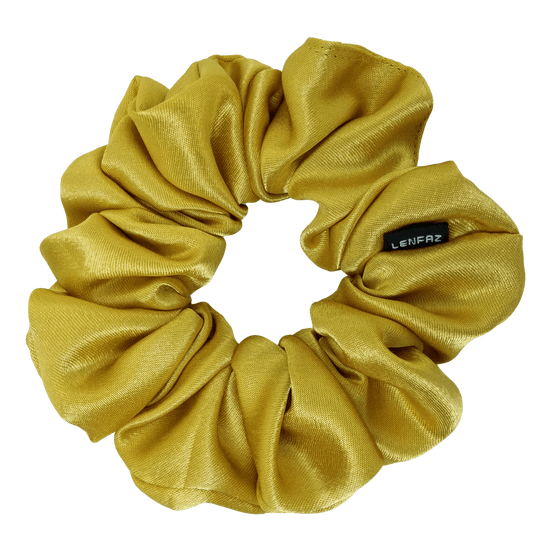 Satin Silk Scrunchie - Handmade – Luxury Gold Color