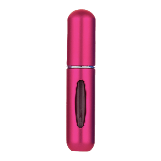 Mini Perfume Refillable Spray Bottle – 5ml – Fuchsia Pink Color