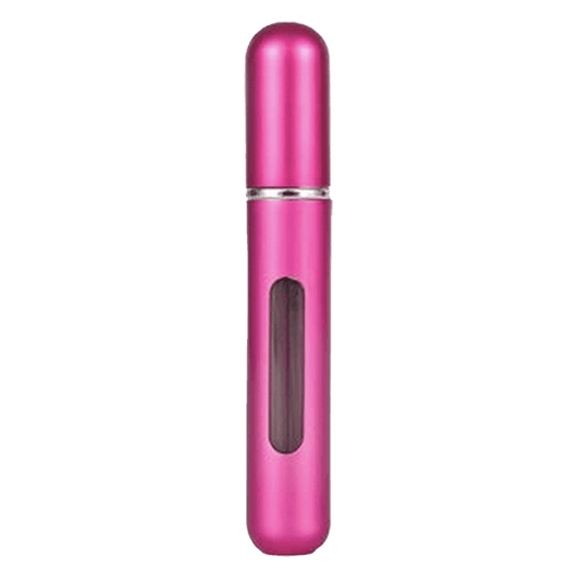 Mini Perfume Refillable Spray Bottle – 8ml – Berry Pink Color