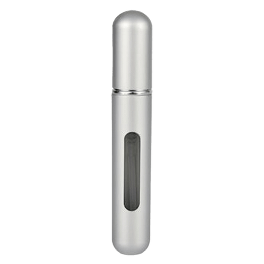 Mini Perfume Refillable Spray Bottle – 8ml – Steel Silver Color