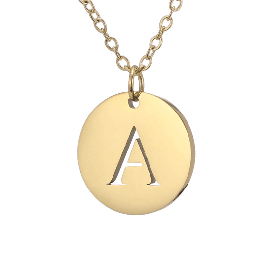 Alphabet Necklace - Gold Plated